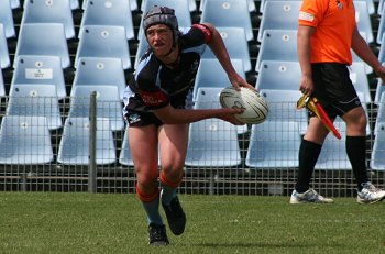 Cronulla Sharks Academy Under 15's v Group 10 JRL action (Photo : ourfootymedia) 