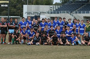 Cronulla Sharks Academy & Group 10 u16s (Photo : OurFootyMedia) 