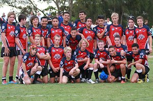 South West Sydney Academy of Sport u14s v SHARKS Team Photo (Photo : OurFootyMedia) 