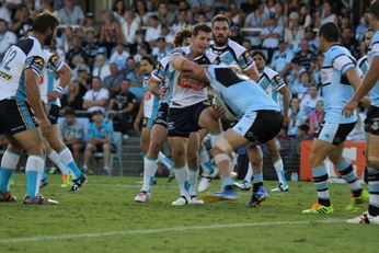 Cronulla SHARKS v Gold Coast Titans NRL Rnd 1 ACTION (Photo : steve montgomery / OurFootyMedia) 