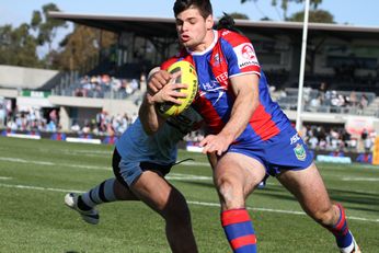 Cronulla Sharks v Newcastle Knights - U20s Holden Cup 2nd Half action (Photo : steve monty / OurFootyTeam.com)