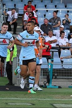 Nu Brown - Cronulla SHARKS v St, George Illawarra Dragons U20s Holden Cup Rnd 13 ACTION (Photo : steve monty / OurFootyMedia) 