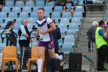 Jake Turpin leads the Thunderbolts ontyo Shark Park Cronulla Sharks NYC u20s v Melbourne THUNDERBOLTS 1st Half Action (Photo : steve montgomery / OurFootyTeam.com)