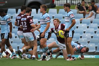 Holden Cup TRIAL Cronulla - Sutherland Sharks v Manly Seaeagles 1st Half Action (Photo : steve montgomery / OurFootyTeam.com)