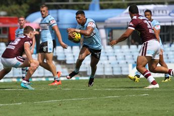 NRL TRIAL Cronulla - Sutherland Sharks v Manly Seaeagles 2nd Half Action (Photo : steve montgomery / OurFootyTeam.com)