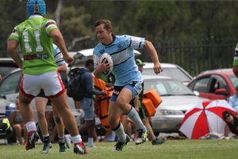 Cronulla Sharks Academy U15s v Canberra Raiders 1st Half Action (Photo : steve montgomery / OurFootyTeam.com)