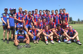 Newcastle Knights U16s Harold Matthews Cup TRIAL V Sharks TeamPhoto (Photo : steve montgomery / OurFootyTeam.com)