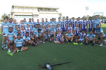 Cronulla - Sutherland Sharks U20s NYC Holden Cup and Newcastle Knights GroupPhoto (Photo : steve montgomery / OurFootyTeam.com)