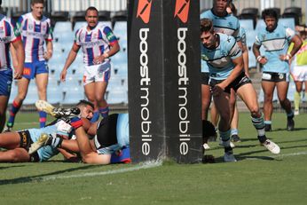 Cronulla - Sutherland Sharks U20s NYC Holden Cup v Newcastle Knights U 20s Action (Photo : steve montgomery / OurFootyTeam.com)
