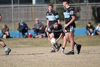 Cronulla Sharks Academy U15s v Canterbury Bankstown Bulldogs Action (Photo : steve montgomery / OurFootyTeam.com)