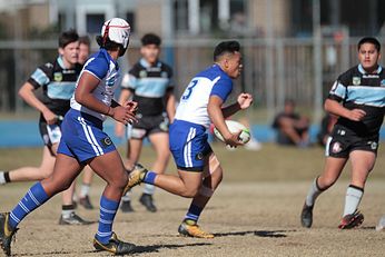 Cronulla Sharks Academy U15s v Canterbury Bankstown Bulldogs Action (Photo : steve montgomery / OurFootyTeam.com)