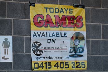 POT ON VIDEO - Get your own DVD of the GAME Contact : Garry Reader 0415 405 325 