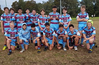 Carlingford COUGARS under 14s Bronze -v De La Caringbah Team Photo (Photo : Steve Montgomery / OurFootyTeam.com)