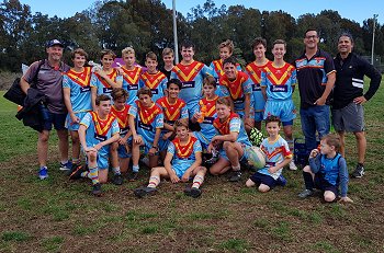 De la Salle Caringbah Under 14 GOLD v Paddington Colts TeamPhoto (Photo : Steve Montgomery / OurFootyTeam.com)