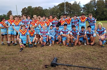 De la Salle and Carlingford Cougars u14 Bronze Cronulla Junior League 26th May games (Photo : Steve Montgomery / OurFootyTeam.com)