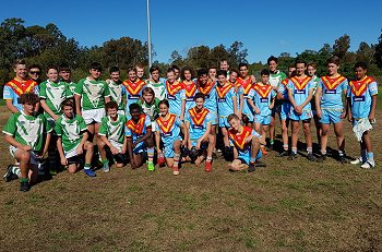 De la Salle and Gymea Gorilla's 15s SILVER Cronulla Junior League 26th May games (Photo : Steve Montgomery / OurFootyTeam.com)