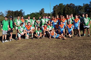 De la Salle and Gymea Gorilla's 16s Gold Cronulla Junior League 26th May games (Photo : Steve Montgomery / OurFootyTeam.com)