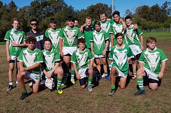 Gymea Gorilla's under 15s SILVER v De La Salle Caringbah Team Photo (Photo : Steve Montgomery / OurFootyTeam.com)