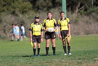 Referee's - NSWRL Cronulla Junior League 26th May games - 15s SILVER - De la Salle v Gymea Gorilla's (Photo : Steve Montgomery / OurFootyTeam.com)