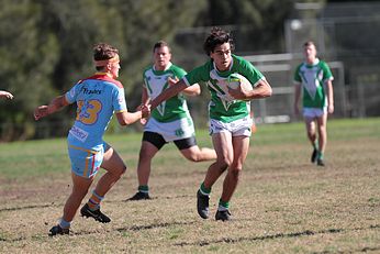 De la Salle Caringbah v Gymea Gorilla's u16A's Action (Photo : Steve Montgomery / OurFootyTeam.com)