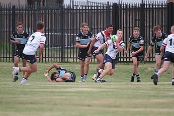 NSWRL Harold Matthews Cup TRIAL MATCH Cronulla - Sutherland Sharks V Central Coast ROOSTERS Action (Photo : steve montgomery / OurFootyTeam.com)