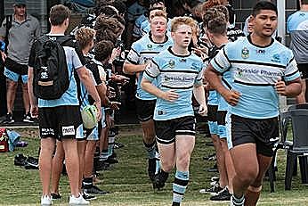 SG Ball Cup TRIAL MATCH Cronulla - Sutherland Sharks V Central Coast ROOSTERS Action (Photo : steve montgomery / OurFootyTeam.com)