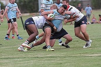 SG Ball Cup TRIAL MATCH Cronulla - Sutherland Sharks V Central Coast ROOSTERS Action (Photo : steve montgomery / OurFootyTeam.com)