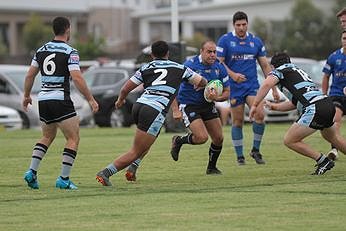 Cronulla - Sutherland Sharks u20s v Sydney UNI RLFC Trial Match Sat 19 th Jan Action (Photo : steve montgomery / OurFootyTeam.com)