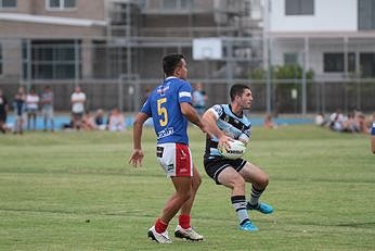 Cronulla - Sutherland Sharks u20s v Sydney UNI RLFC Trial Match Sat 19 th Jan Action (Photo : steve montgomery / OurFootyTeam.com)