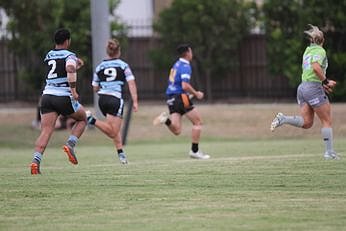 NSWRL Jersey Flegg Cup Trial Cronulla - Sutherland Sharks u20s v Sydney UNI RLFC Sat 19 th Jan Action (Photo : steve montgomery / OurFootyTeam.com)