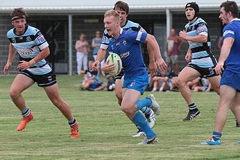 Cronulla - Sutherland Sharks u20s v Sydney UNIVERSITY RLFC Trial Match Sat 19 th Jan Action (Photo : steve montgomery / OurFootyTeam.com)