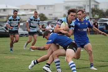 NSWRL Jersey Flegg Cup Trial Cronulla - Sutherland Sharks u20s v Sydney UNI RLFC Sat 19 th Jan Action (Photo : steve montgomery / OurFootyTeam.com)