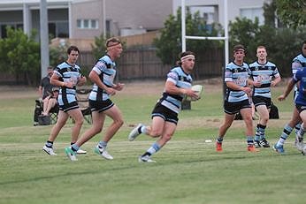 Cronulla - Sutherland Sharks u20s v Sydney UNIVERSITY RLFC Trial Match Sat 19 th Jan Action (Photo : steve montgomery / OurFootyTeam.com)