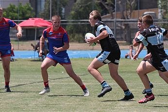 Cronulla Sharks v Newcastle Knights Harold Matthews Trial Match Action (Photo : steve montgomery / OurFootyTeam.com) 