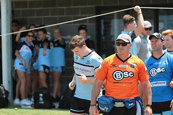 Cronulla Sharks v Newcastle Knights U18 SG Ball Cup TRIAL MATCH Action (Photo : steve montgomery / OurFootyTeam.com)