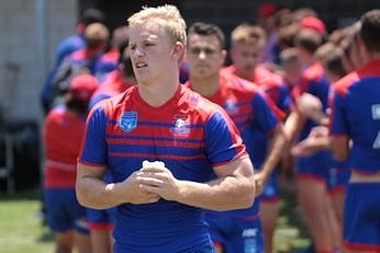 Newcastle Knights v Cronulla - Sutherland Sharks SG Ball Cup TRIAL MATCH Friday 25 th January 2019 Action (Photo : steve montgomery / OurFootyTeam.com)