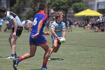 Newcastle Knights v Cronulla - Sutherland Sharks SG Ball Cup TRIAL MATCH Friday 25 th January 2019 Action (Photo : steve montgomery / OurFootyTeam.com)