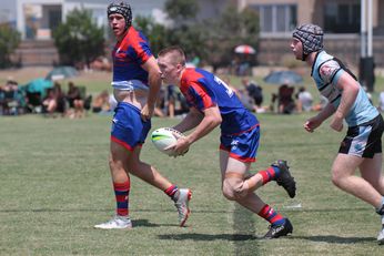 Cronulla Sharks v Newcastle Knights U18 SG Ball Cup TRIAL MATCH Action (Photo : steve montgomery / OurFootyTeam.com)