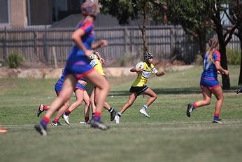 Cronulla Sharks v Newcastle Knights Tarsha Gale Cup u18 Girls Rugby League Trial Match Action (Photo : steve montgomery / OurFootyTeam.com)