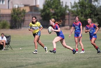 Cronulla Sharks v Newcastle Knights Tarsha Gale Cup u18 Girls Rugby League Trial Match Action (Photo : steve montgomery / OurFootyTeam.com)