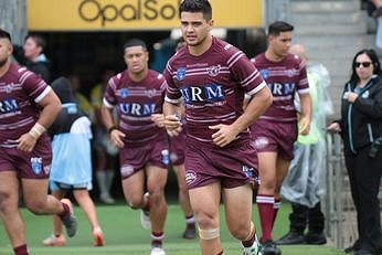 Manly Flegg run onto Shark Park - Cronulla - Sutherland Sharks u20s v Manly SeaEagles Trial Match Action (Photo : steve montgomery / OurFootyTeam.com)