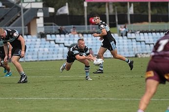 Cronulla - Sutherland Sharks u20s v Manly SeaEagles Trial Match Action (Photo : steve montgomery / OurFootyTeam.com)