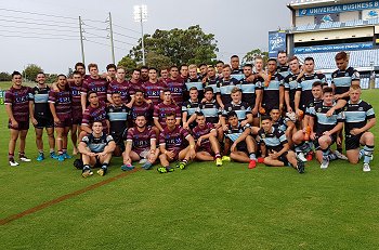 Cronulla - Sutherland Sharks U20s and Manly SeaEagles TeamPhoto (Photo : steve montgomery / OurFootyTeam.com