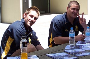 Mitchell Pearce & the Roosters at the 2007 NRL Rookie Camp (Photo : ourfooty media)