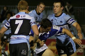 Sharks wrap up Mitchell Pearce - Cronulla Sharks Premier League vs Newtown Jets '07 ( Photo : steve montgomery / ourfooty media)