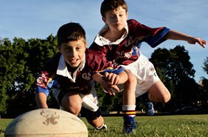 Lachlan Farah and Lachlan Ennis. Photograph: Ross Schultz / The Daily Telegraph