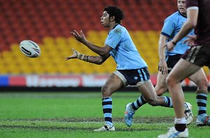 Albert Kelly starred as the NSW under 18s thrashed Queensland at Suncorp Stadium on Wednesday night. PHOTO : Matt Roberts