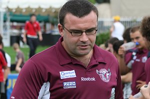 Lee Addison - Manly SeaEagles Harold Matthew's Cup coach (Photo's : ourfooty media)