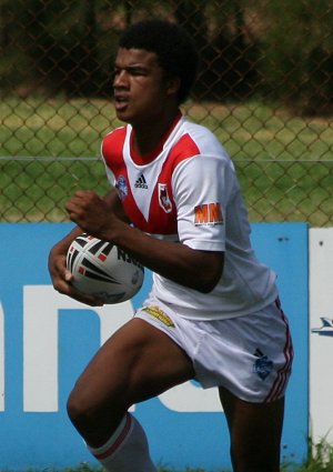 Kiti Gylmin had plenty to do in defence - St. George Dragons v Penrith Panthers Rnd 7 Harold Matthew's Cup ACTioN (Photo's : ourfooty media)