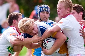 Gold Coast Titans Vs St. George Dragons SG Ball rnd 2 action 